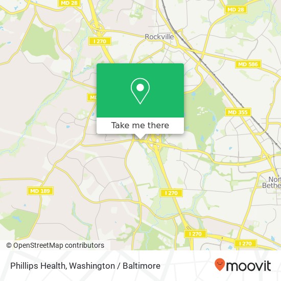 Mapa de Phillips Health