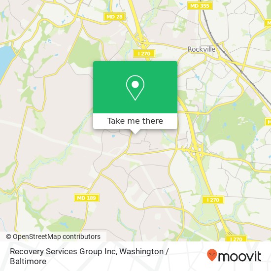 Recovery Services Group Inc map