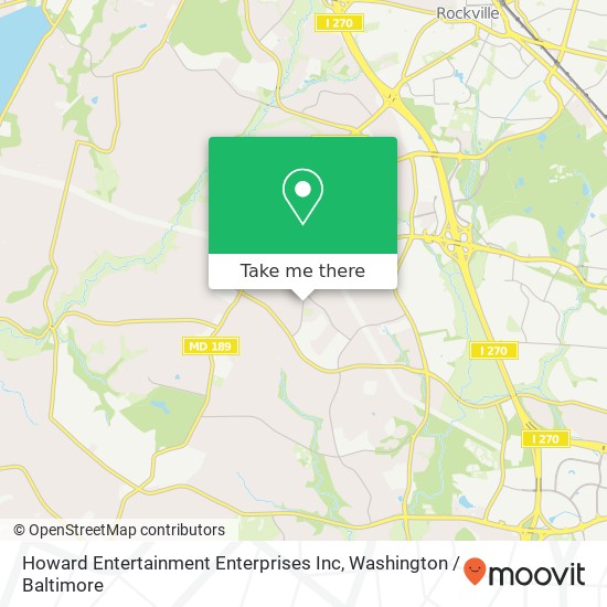 Mapa de Howard Entertainment Enterprises Inc