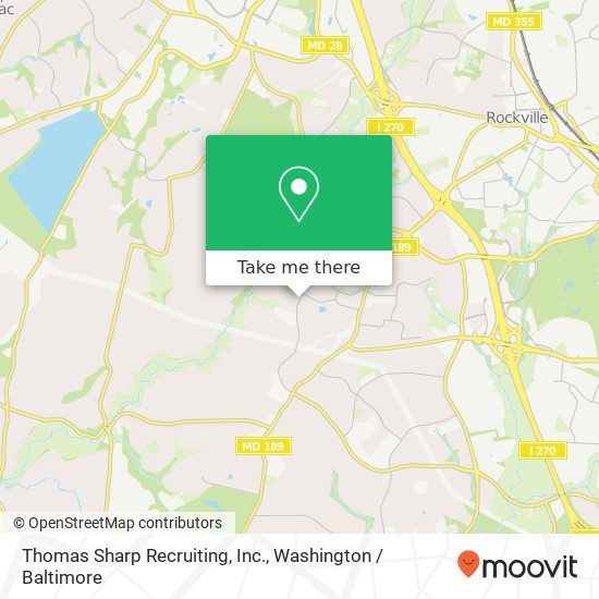 Mapa de Thomas Sharp Recruiting, Inc.