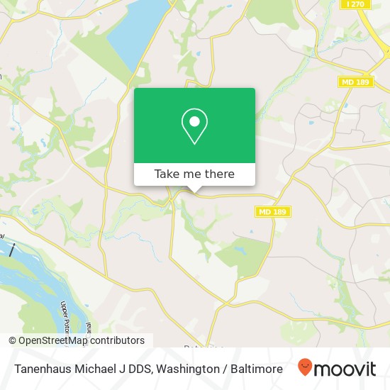 Mapa de Tanenhaus Michael J DDS