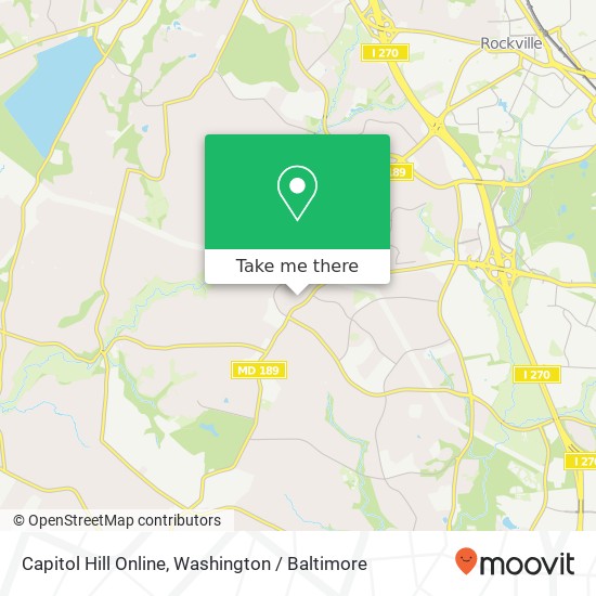 Mapa de Capitol Hill Online