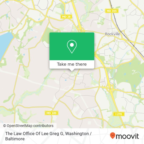 The Law Office Of Lee Greg G map