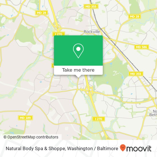 Mapa de Natural Body Spa & Shoppe