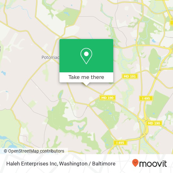 Haleh Enterprises Inc map