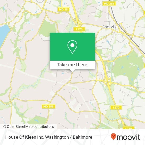 Mapa de House Of Kleen Inc