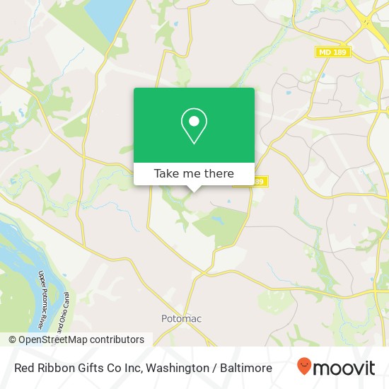 Red Ribbon Gifts Co Inc map