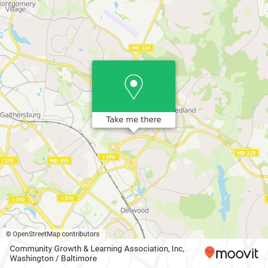 Community Growth & Learning Association, Inc map