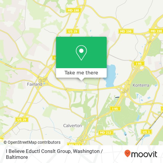 Mapa de I Believe Eductl Conslt Group