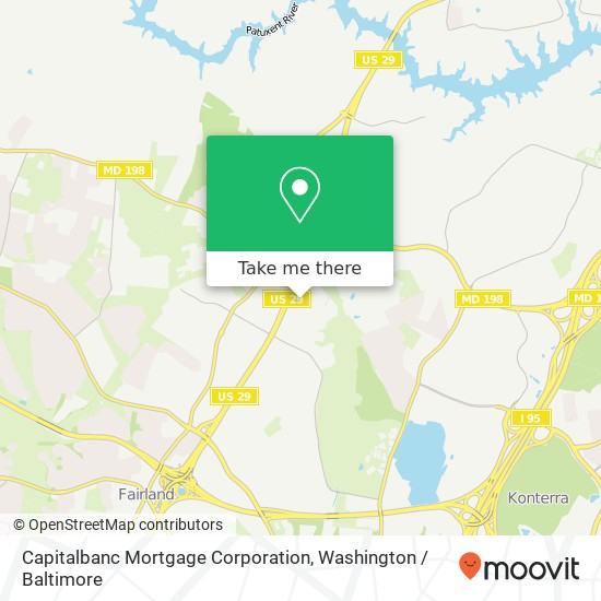 Mapa de Capitalbanc Mortgage Corporation