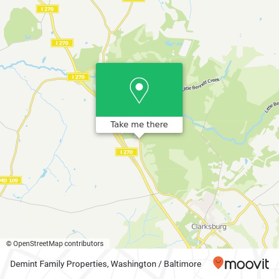 Demint Family Properties map