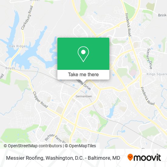 Messier Roofing map