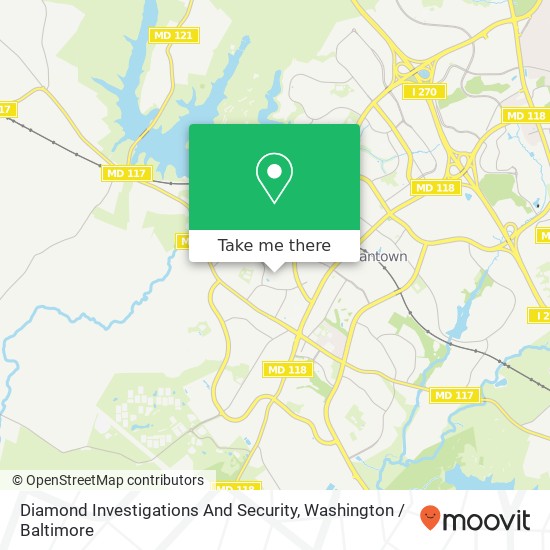 Mapa de Diamond Investigations And Security