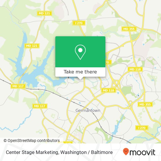 Center Stage Marketing map