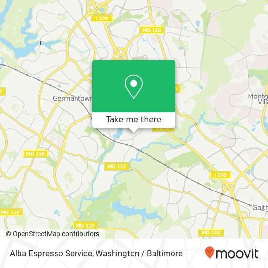 Alba Espresso Service map