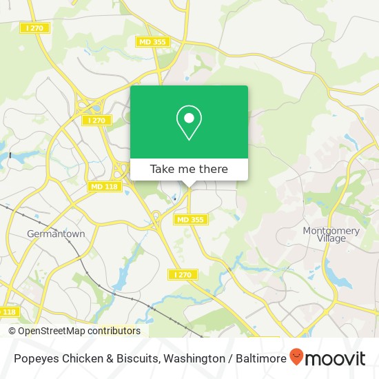 Mapa de Popeyes Chicken & Biscuits