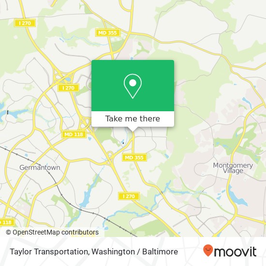 Taylor Transportation map