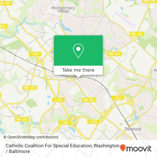 Catholic Coalition For Special Education map