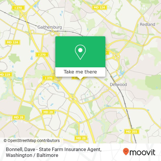 Mapa de Bonnell, Dave - State Farm Insurance Agent