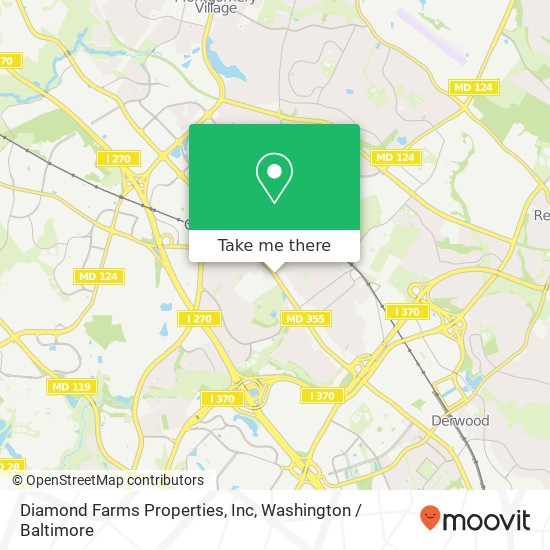 Diamond Farms Properties, Inc map