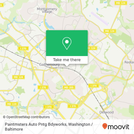 Mapa de Paintmsters Auto Pntg Bdyworks