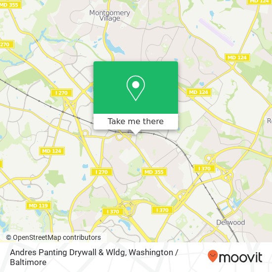 Andres Panting Drywall & Wldg map
