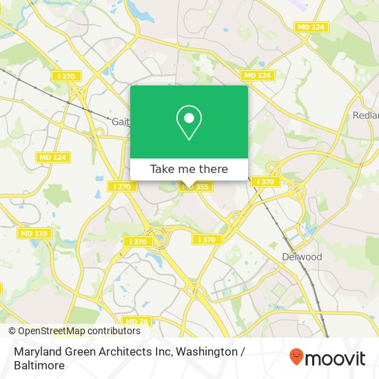 Maryland Green Architects Inc map