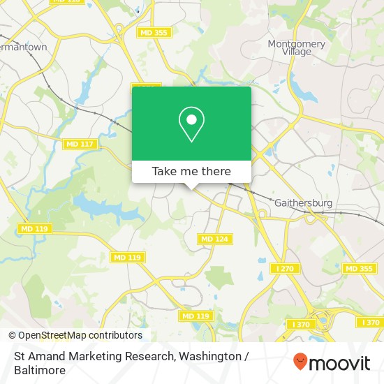 St Amand Marketing Research map