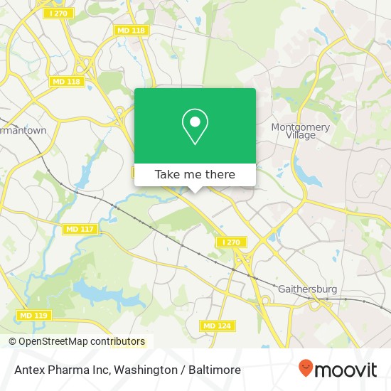 Mapa de Antex Pharma Inc