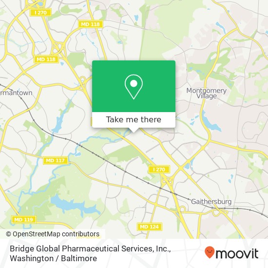 Bridge Global Pharmaceutical Services, Inc. map