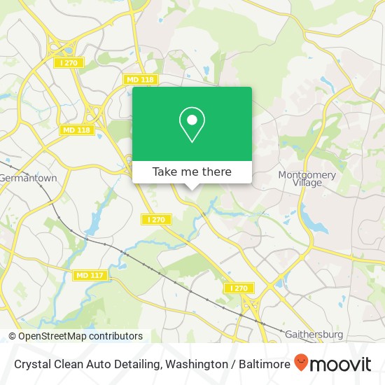 Crystal Clean Auto Detailing map