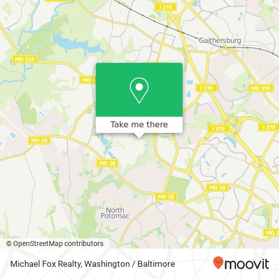 Michael Fox Realty map