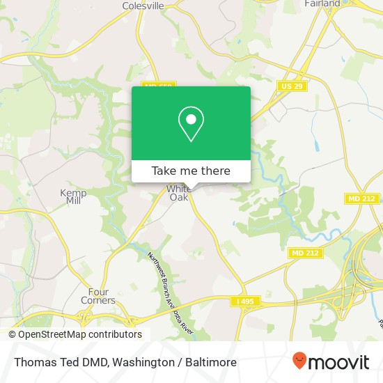 Mapa de Thomas Ted DMD