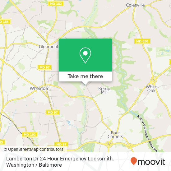 Mapa de Lamberton Dr 24 Hour Emergency Locksmith