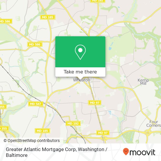 Greater Atlantic Mortgage Corp map