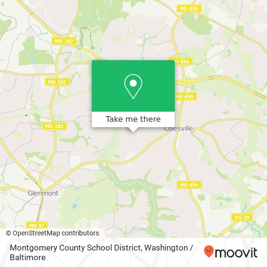 Montgomery County School District map