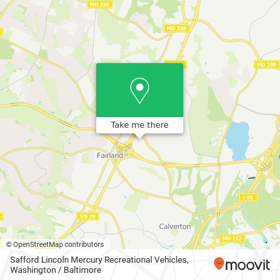 Safford Lincoln Mercury Recreational Vehicles map