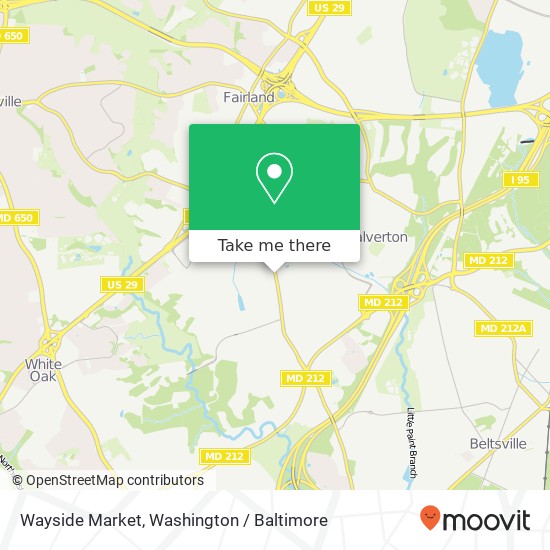 Wayside Market map