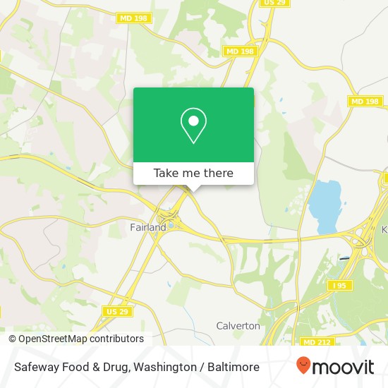 Mapa de Safeway Food & Drug