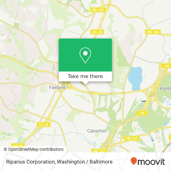 Riparius Corporation map