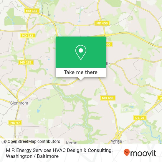 M.P. Energy Services HVAC Design & Consulting map