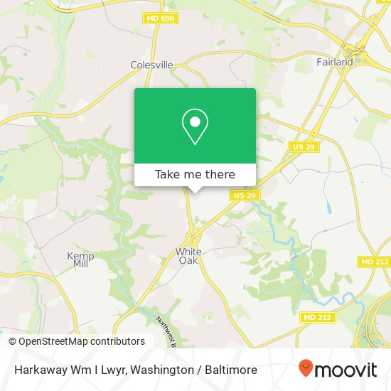 Harkaway Wm I Lwyr map