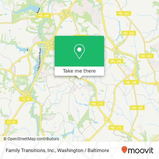 Family Transitions, Inc. map