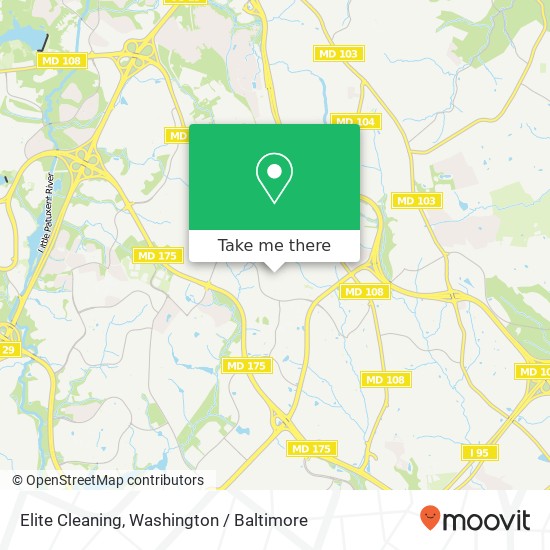 Mapa de Elite Cleaning