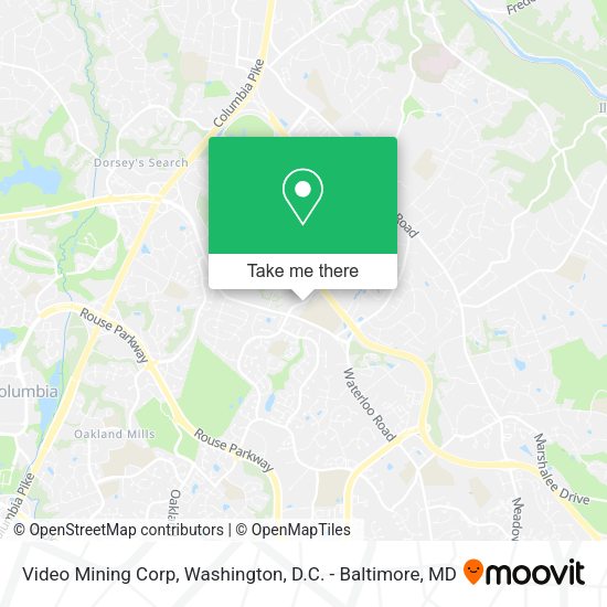 Video Mining Corp map