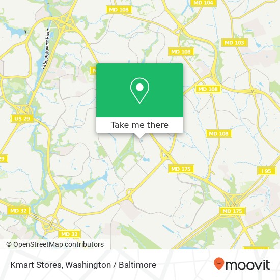 Kmart Stores map