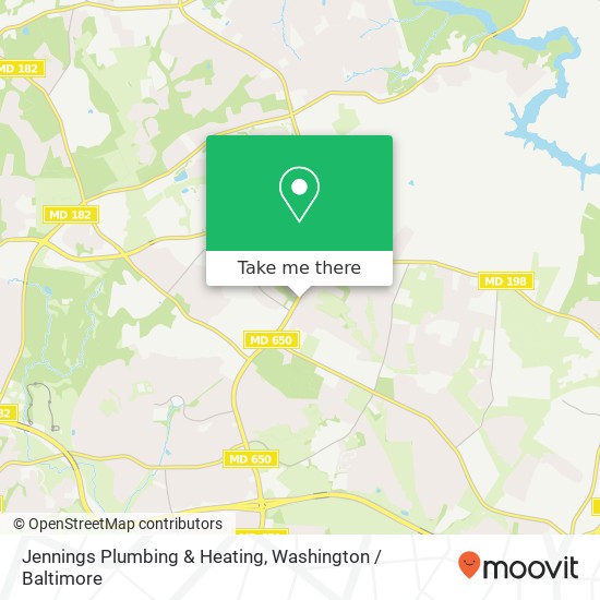 Mapa de Jennings Plumbing & Heating