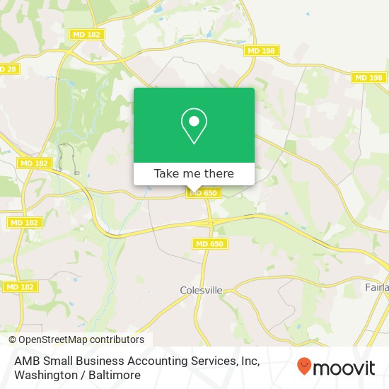 Mapa de AMB Small Business Accounting Services, Inc