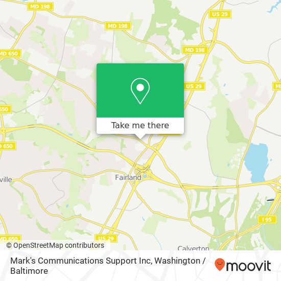 Mapa de Mark's Communications Support Inc
