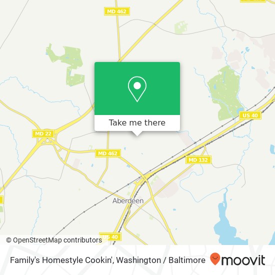 Mapa de Family's Homestyle Cookin'